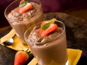 Mousse fin de ciocolată