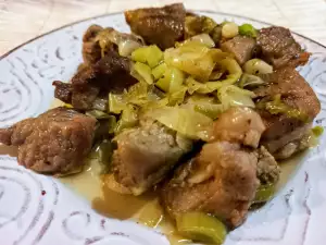 Turkey Bites with Leeks