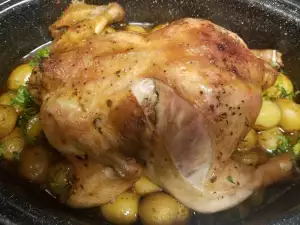 Pollo relleno al horno (fácil y delicioso)