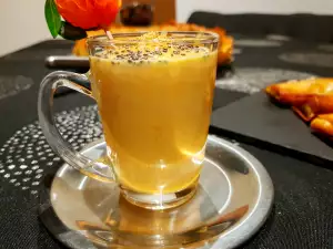 Smoothie saludable de calabaza y chía