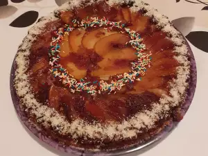 Torta de manzana invertida (con caramelo)