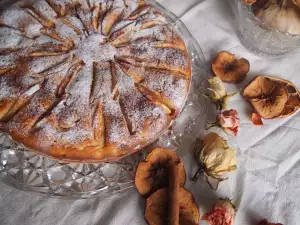 Apfelkuchen mit Ricotta