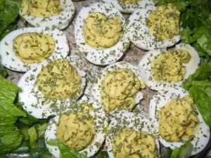 Stuffed Eggs with Parsley Pate