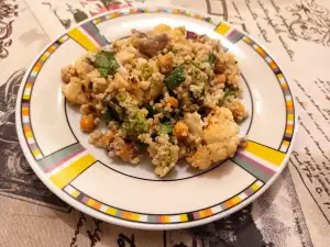 Cauliflower and Quinoa Salad with Tahini Dressing