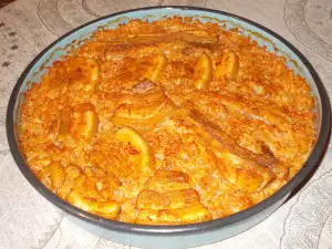 Pork Ribs with Sauerkraut and Rice