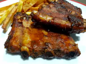 Pork Ribs with Honey and Ketchup