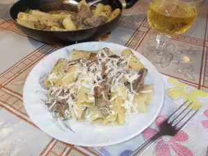 Rigatoni with Chicken Livers