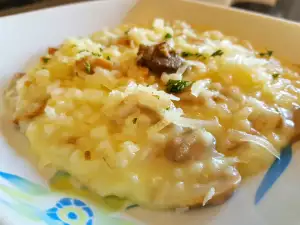 Risotto cu ciuperci și paste cu trufe