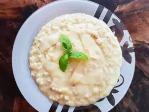 Risotto cu dovlecei și mascarpone