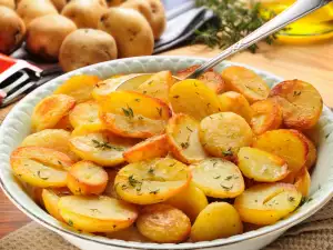 cooked potatoes