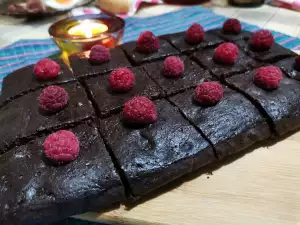 Glutenvrije johannesbroodbrownies