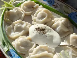 Pelmeni rusos de ternera y cordero