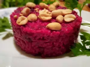 Salat mit Rote Bete, Bulgur und Honig