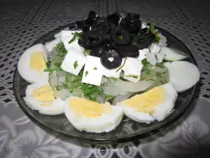 Salata sa lukom i jajima