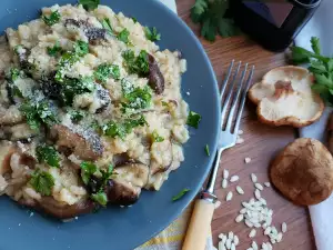 Risotto cu ciuperci shiitake