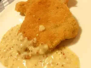 Schnitzels with Mustard Sauce