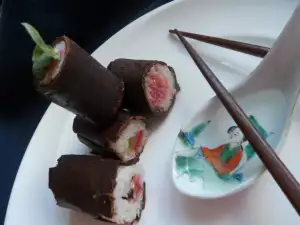 Erstaunliches Schokoladen Sushi