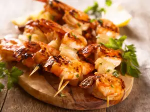 Italian Prawn Skewers