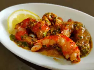 Shrimp in Chimichurri Sauce