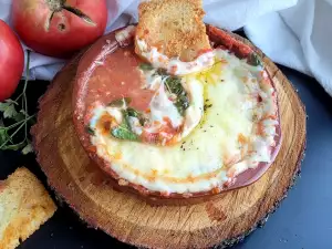 Provolone met tomatensaus