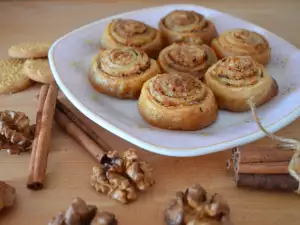 Blätterteigschnecken mit Sirup