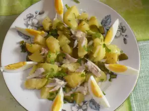 Smoked Mackerel and Potato Salad