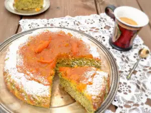 Unieke maanzaadcake met sinaasappeljam