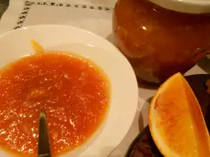 Rote Orangenmarmelade