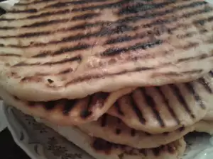 Soda Flatbread in a Grill Pan