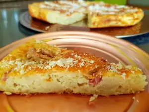 Herzhafte Torte mit Blumenkohl und Parmesan