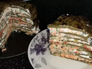 Slana torta sa palačinkama od zelja