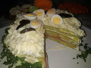 Slana torta Raskoš sa palačinkama od spanaća