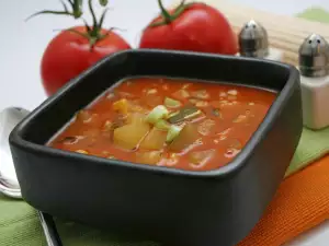 Gazpacho with Mint