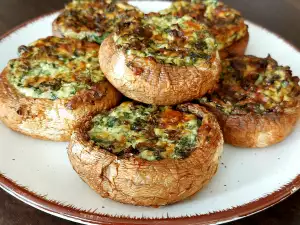 Stuffed Mushrooms with Spinach and Cream Cheese