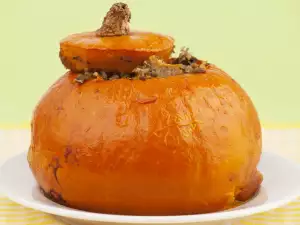 Stuffed pumpkin