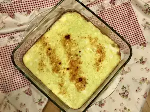 Soufflé de calabacín y queso feta