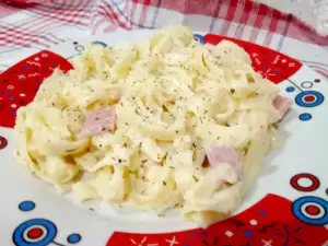 Tagliatelle met heerlijke witte saus