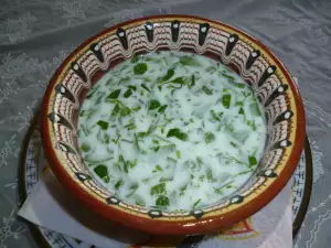 Tarator Soup with Purslane