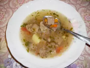 Вкусный суп из телятины