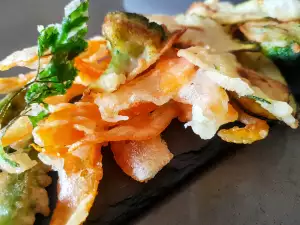 Verduras en tempura