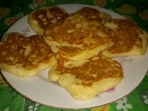 Fritters with Feta Cheese and Cheese