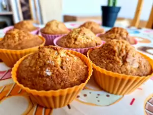 Muffins de avena con calabaza y manzana