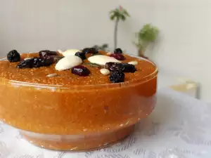 Mousse de dovleac cu amarant