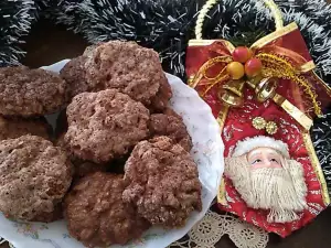 Galletas de cacao con calabaza y avena