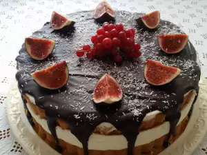 Cake with Mascarpone and Chocolate