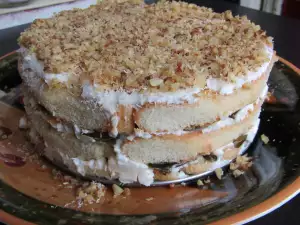 Torta sa kiselom pavlakom i piškotama