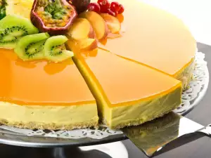 Fruity Cheesecake with Gelatin