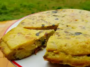 Tortilla with Potatoes and Vegetables