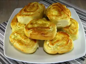 Swirly Tutmaniks with Homemade Feta Cheese