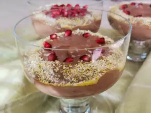 Mousse vegan de ciocolată